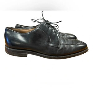Johnston & Murphy Black Leather Lace Up Oxfords  Shoes Size 11